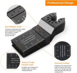 Set of 35 Oscillating Saw Blades TODECO1